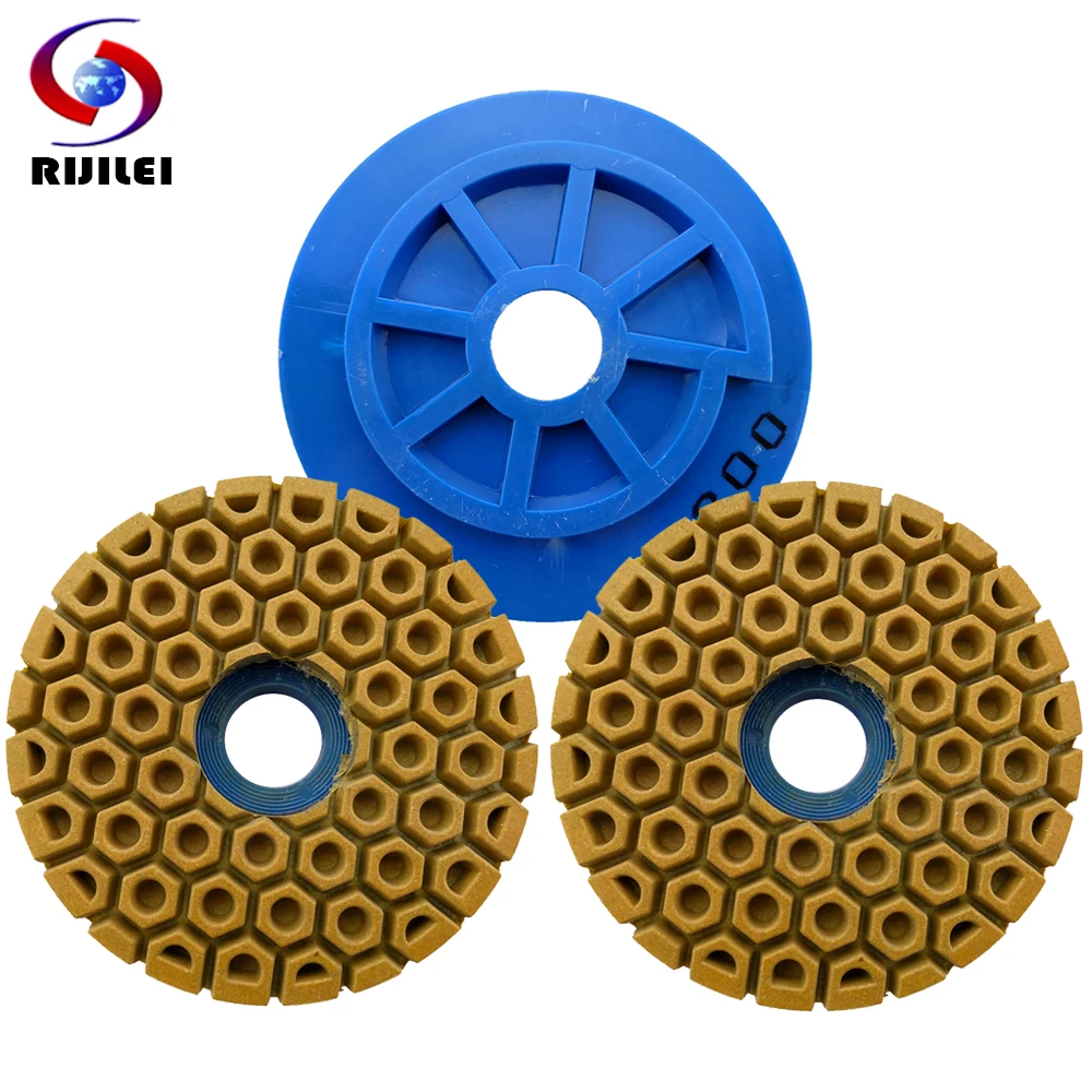 

7Pcs/lot 125mm Snail Lock Edge Polishing Pad 5inch Edge grinding wheel marble polishing pad Grinding and Polishing Granite WFD24