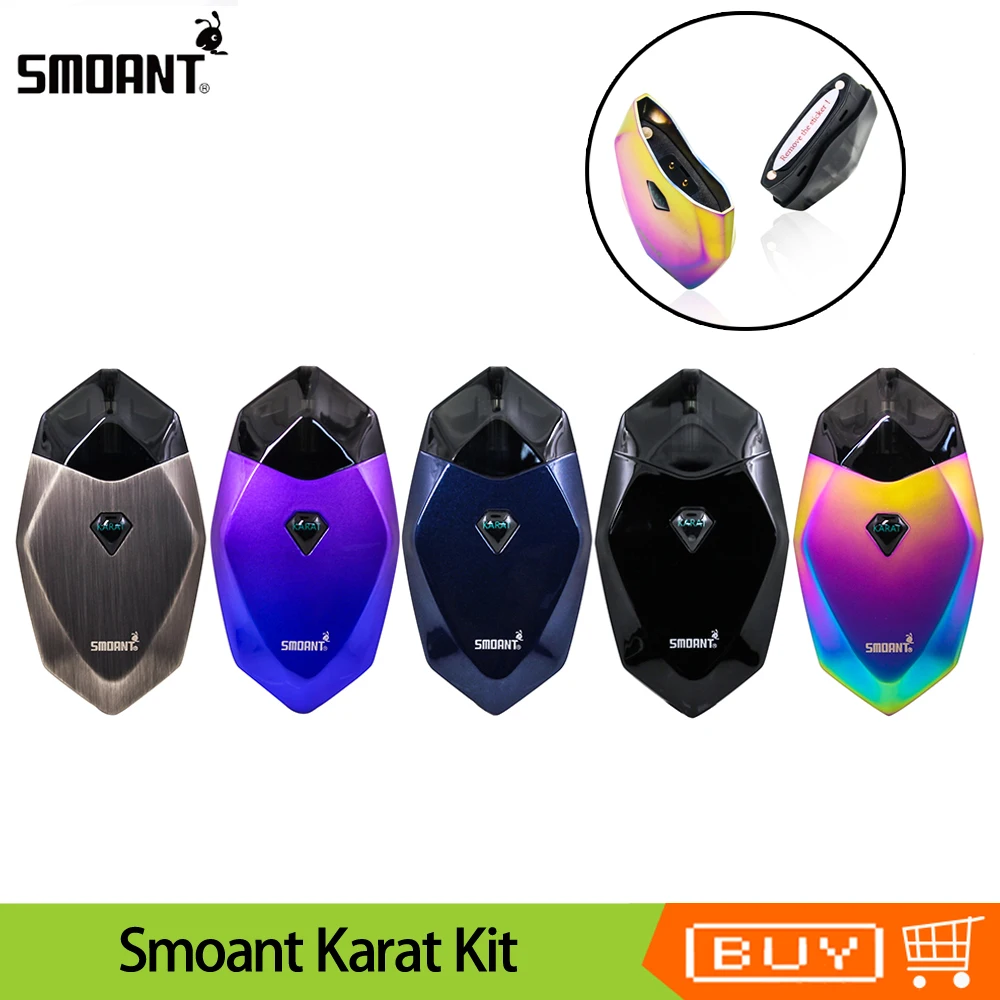Оригинальная электронная сигарета Smoant 585 Pod стартовый набор для вейпа батарея 370