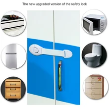 10 шт./лот ящика Дверь Кабинета шкаф туалет замки для безопасности детей для новорожденных безопасности Пластик Детская безопасность блокировка защиты детей