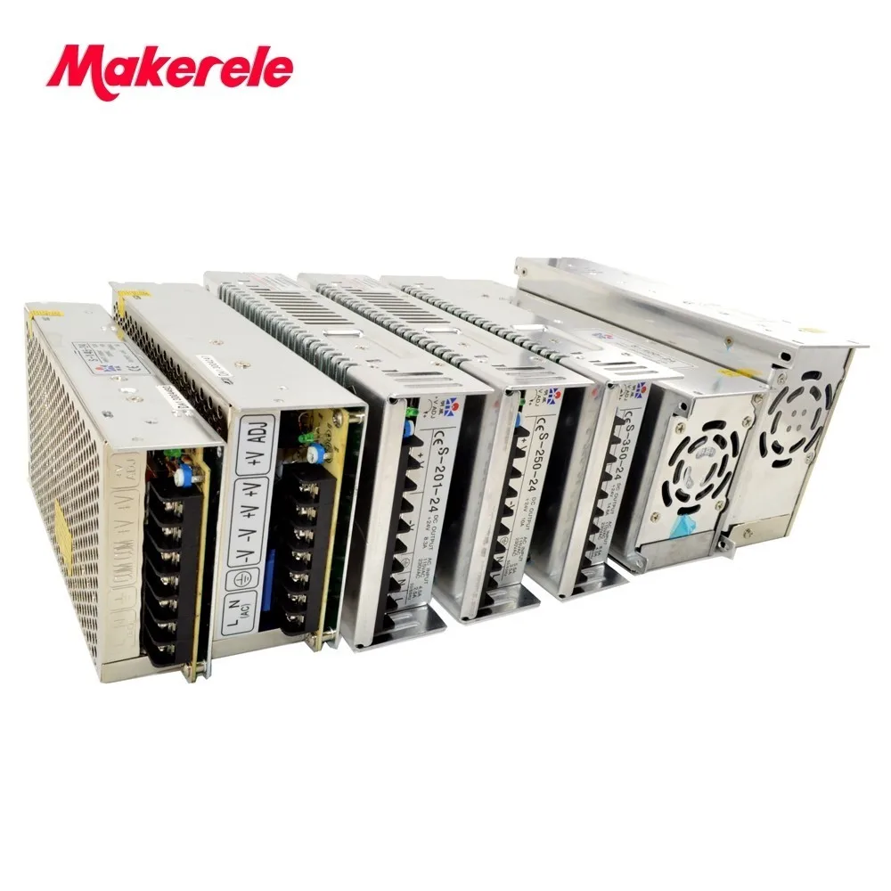 DC12/24 V импульсный источник питания 15-500W светильник ing трансформаторы светодиодный адаптер питания для светодиодных лент светильник