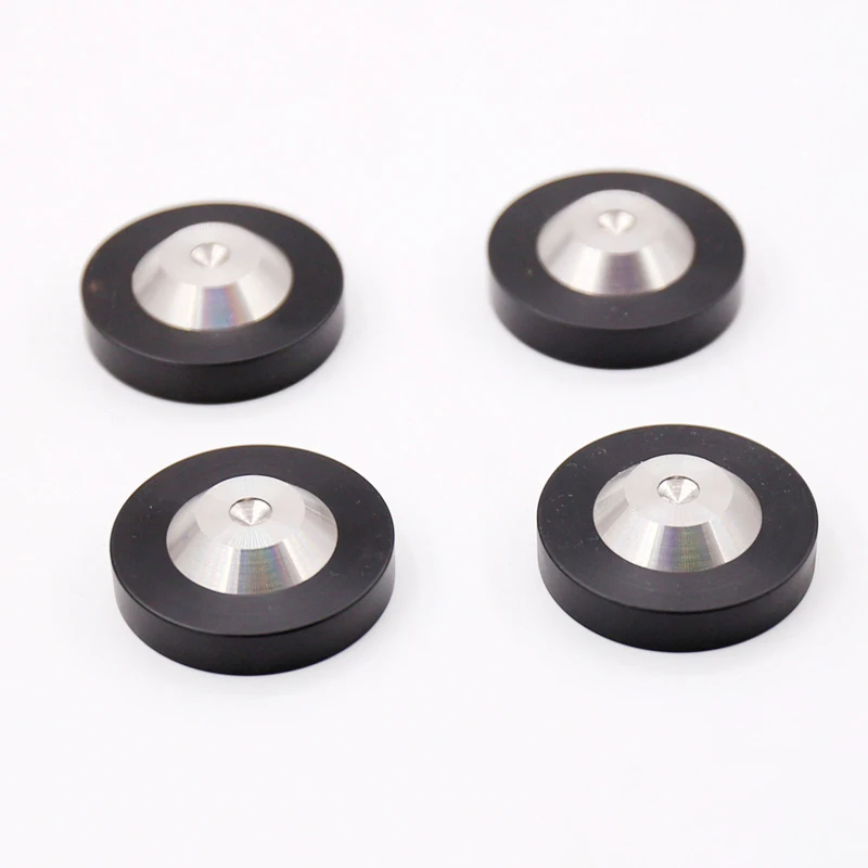 

Factory wholesale Viborg X Hifi audio 4pcs Speaker AMP DAC CD Spike Base Pad Isolation Feet Improve Sound 49x12.5mm