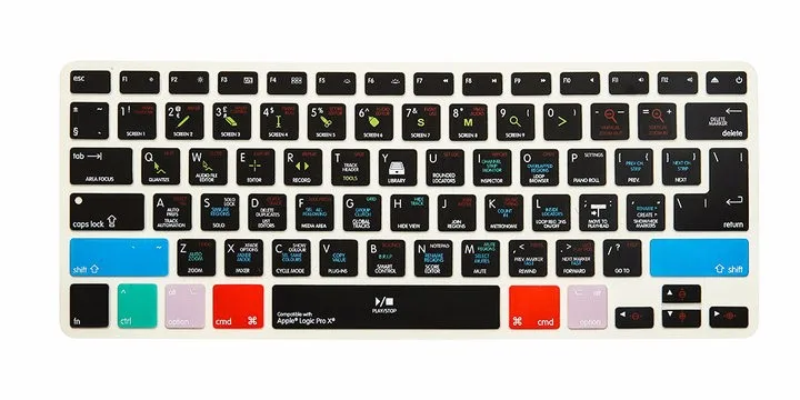 For A1278 Serato Scratch LIVE Shortcut Keyboard Screen Skin Cover For Macbook Pro Air Retina 13 A1369 A1466 A1425 A1502 1517 (7)