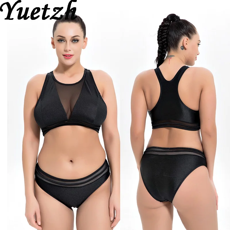 

2019 solid sexy women swimwear bikini plus size swimsuit bikinis set push up swim suit Russian swimming beachwear bathing wear