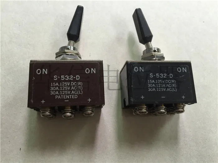 

Гарантия качества S-532-D 15A.125V.DC 30A.125V.AC тумблер