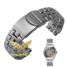 19 мм Щепка металл нержавеющая сталь бабочка застежка ремешок для Swatch YCS410GX с инструментами Бесплатная доставка