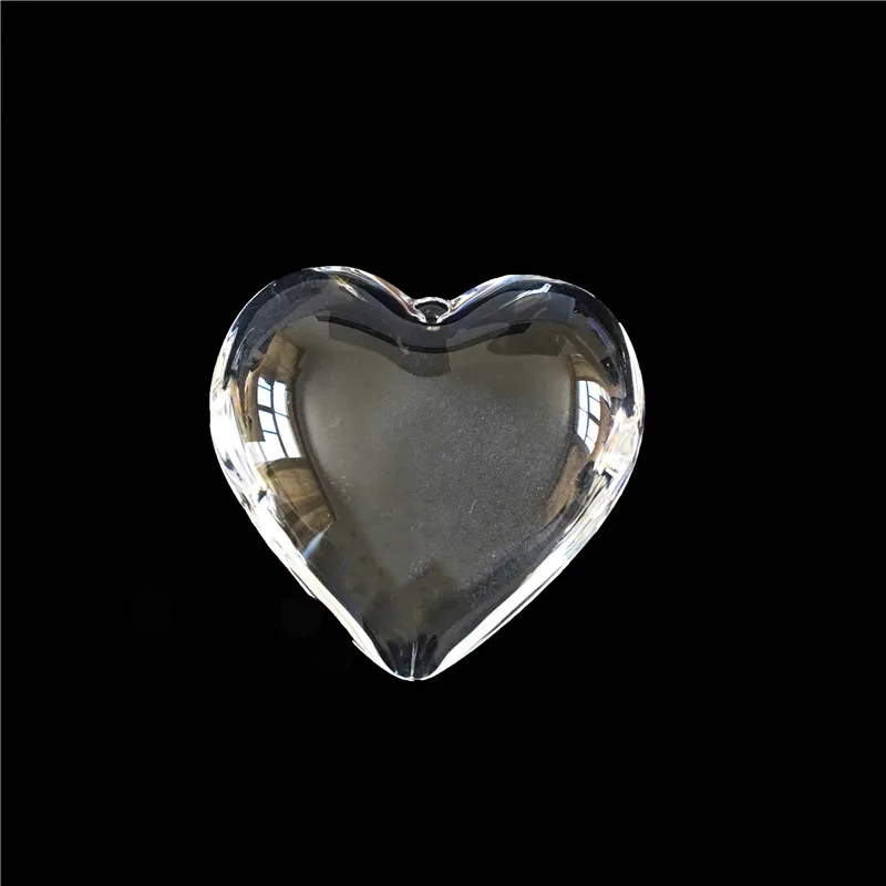 100pcs 50mm Lamp Lighting Hang Drops Clear Crystal a Glass Heart Shape Crystal Prisms Pendants Chandeliers Parts For Sales Chandelier Parts Crystal Prismscrystal Prisms For Sale Aliexpress