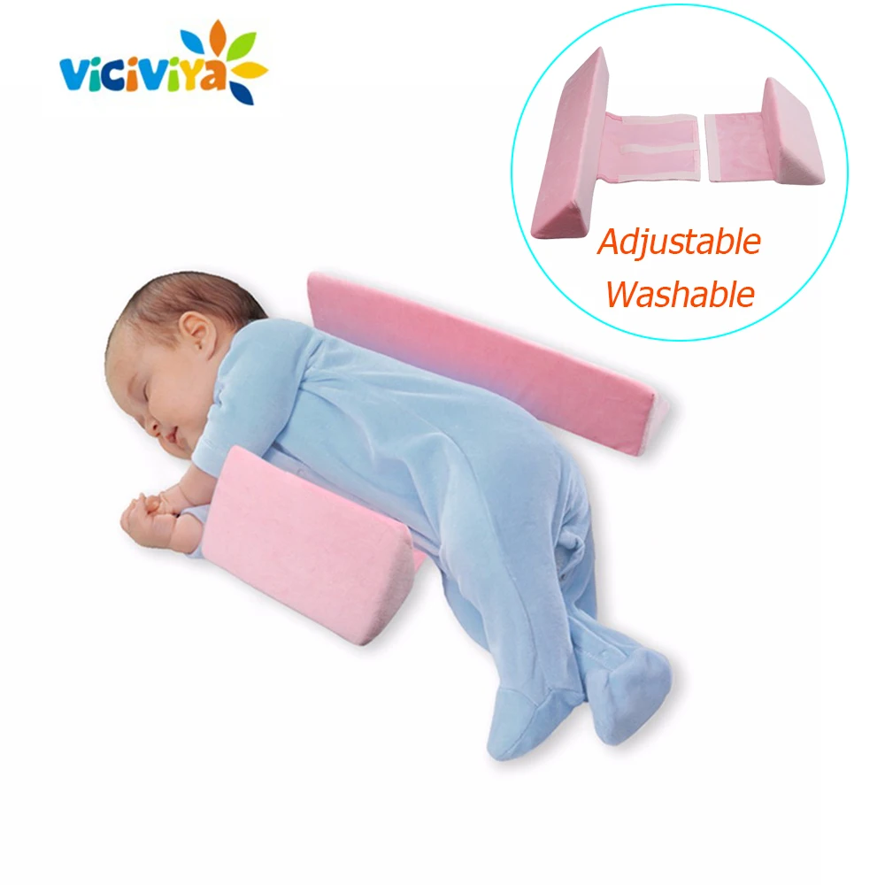 Anti Roll Pillow Newborn Baby Pillow Infant Adjustable Sleep Positioner