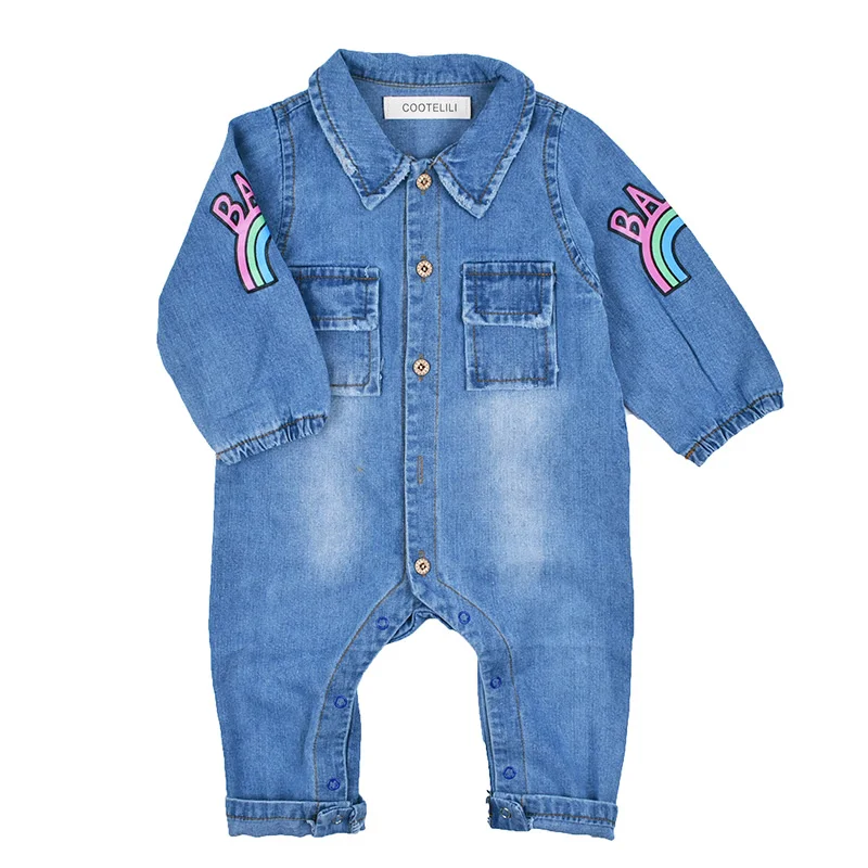 COOTELILI  60-90cm  Fashion Printing Kids Girls Clothes Jumpsuit Newborn Baby Romper Autumn Infant Boys Romper Costume (7)