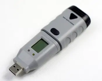 

Temperature Humidity Meter Two Channel USB Interface LCD with Analysis Software DGraphTM Dew Point Hygro-Thermometer Data Logger
