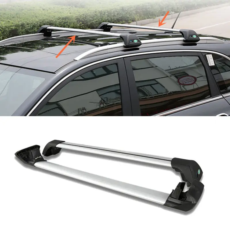 2*Aluminum Cross Bar Roof Cargo Luggage Rack For Lexus RX NX LX Series