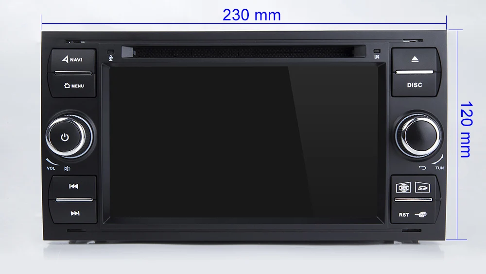 Cheap DSP IPS 64G Android 9 Car DVD Stereo Player GPS Radio for Ford Fiesta Transit Galaxy Fusion C/S MAX Kuga Old Focus/Focus 1