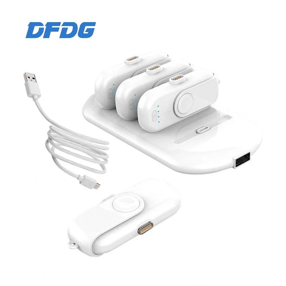

DFDG Pad Finger 5 Charging Packs Powerbank Magnetic attraction Power Bank Charger for iPhone Android Type C Moblie Phones