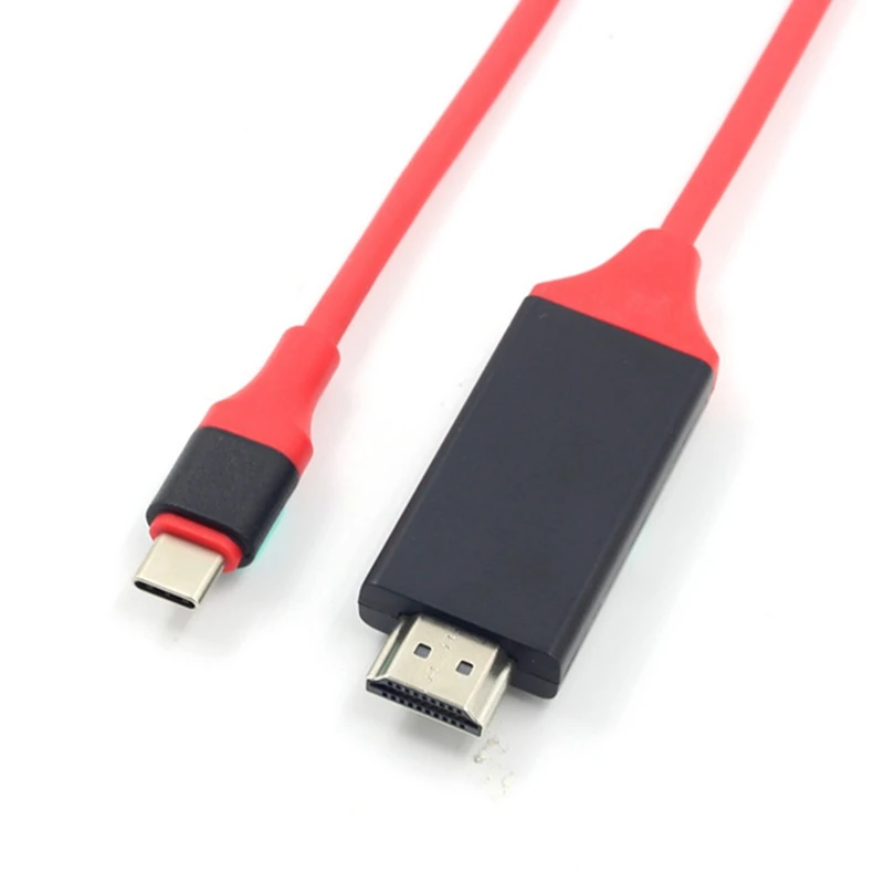 2 м USB-C Тип C USB 3,1 к HDMI 4 k, 2 k HD кабель для Macbook Galaxy S8& XPS13 ноутбук