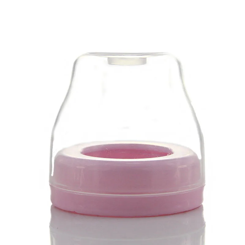 Общая ширина Калибр Кормление бутылки запчасти стекло PPSU Детские пластиковая бутылочка для кормления Luo Ya Пылезащитная крышка комплект - Цвет: myxm023-P