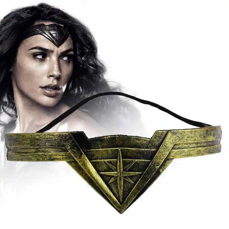

Hot Sell Movie jewelry Wonder Woman Superman Hairband Cosplay Wonder Woman LOGO Crown Female Hair Bands Headwear