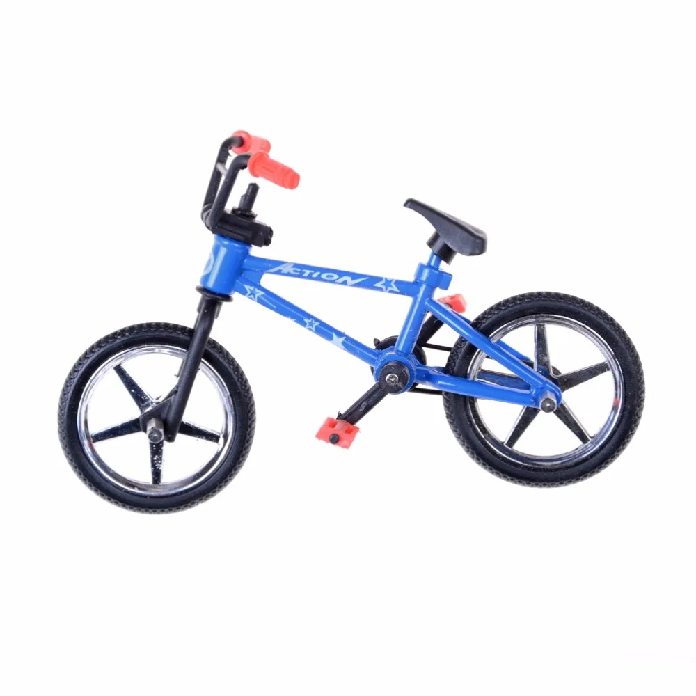

Color Randmonly Mini Finger Bikes Boy Toy Creative Game BMX Bike Toys Model Bicycle Fixie with Spare Tire Tools Gift