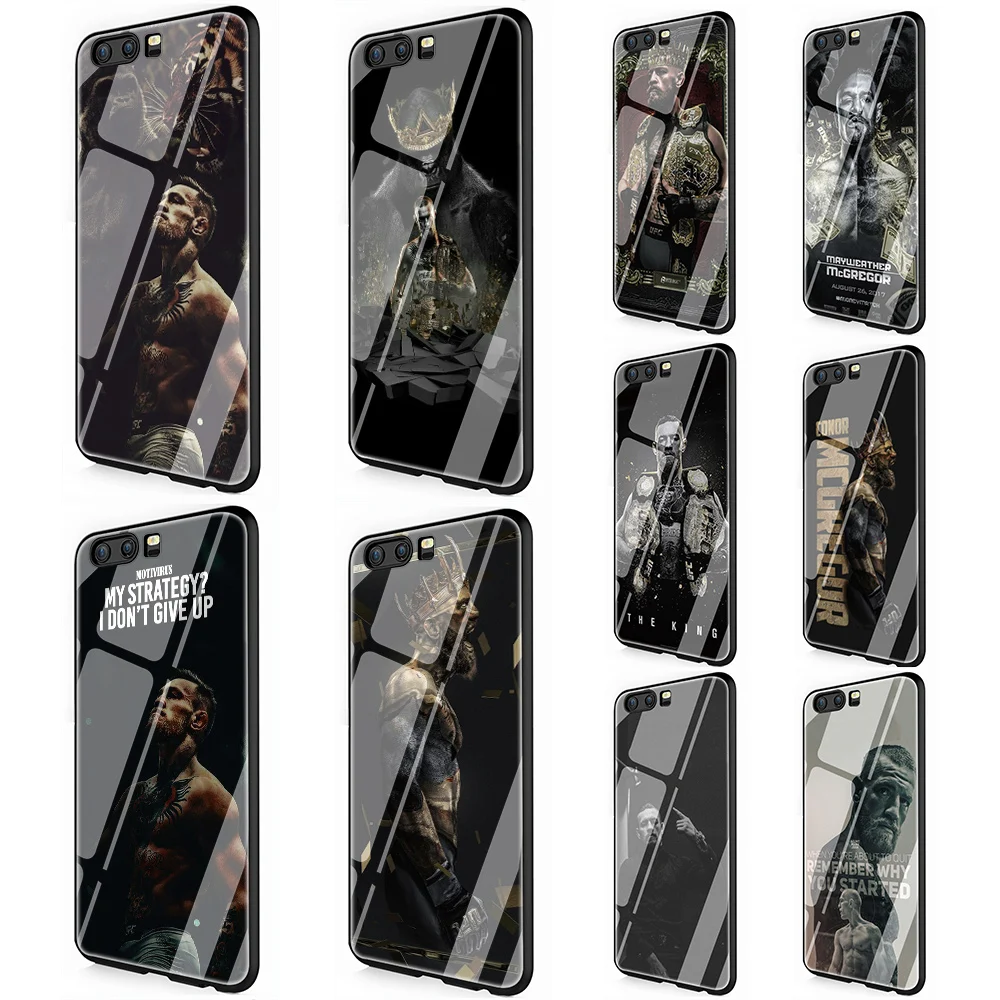 Mcgregor чехол из ТПУ с закаленным стеклом для Huawei P10 P20 P30 Mate 20 Honor 9 10 Lite Pro 7A 8X P