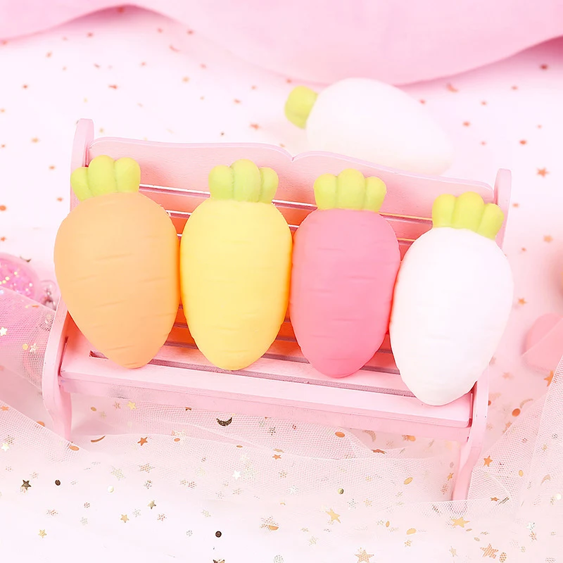 Сжимаемый медленно поднимающийся ребенок игрушка Джамбо мягкий Kawaii морковный