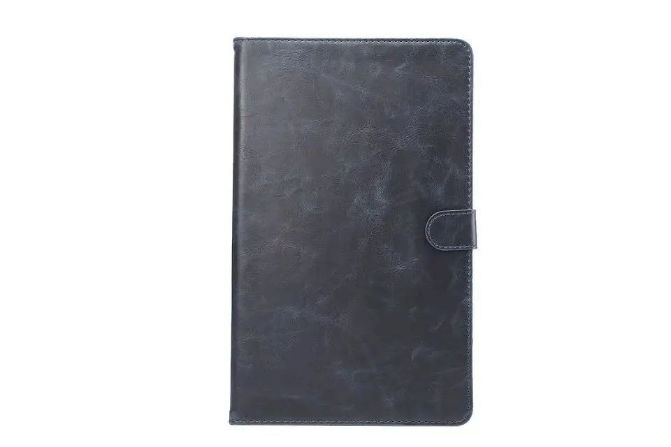 Пленка+ стилус+ aoruika модный кожаный чехол-подставка для samsung Galaxy Tab A6 A 10," T580 T585 T585N чехол для планшета - Цвет: dark blue