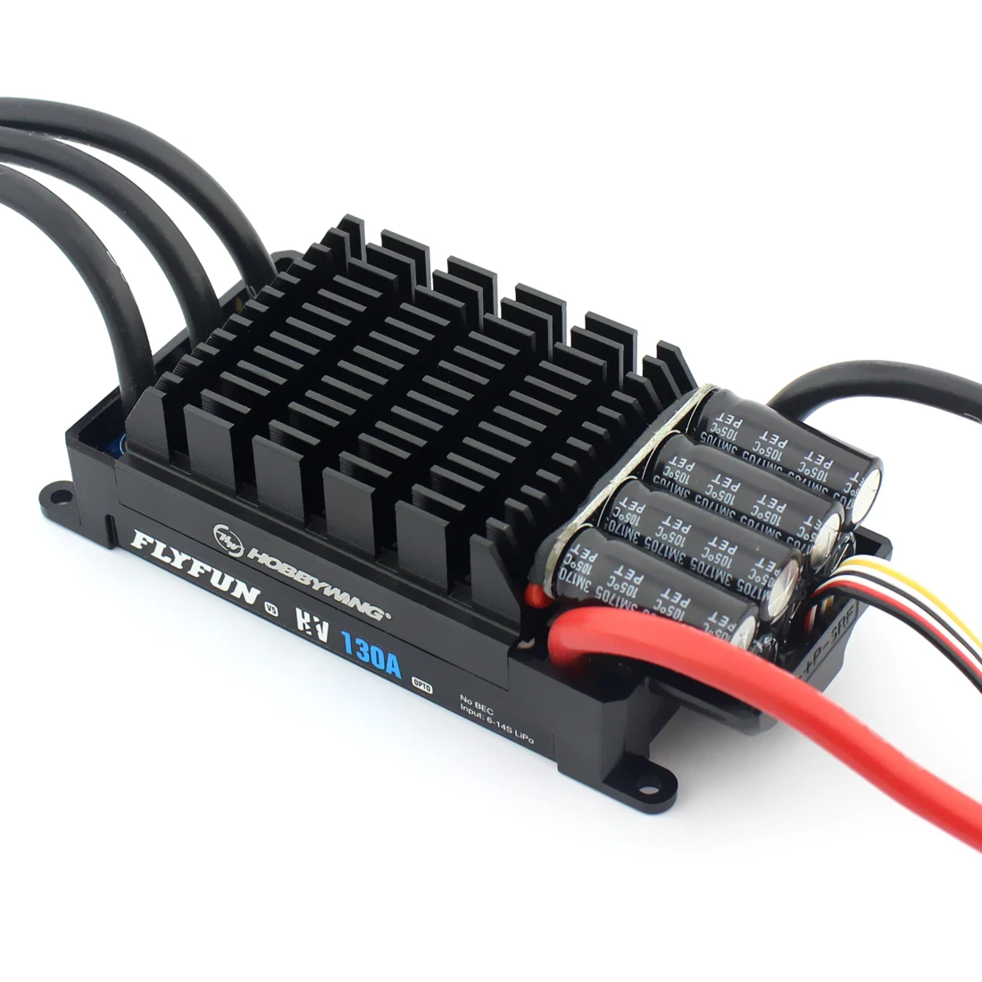 

Hobbywing FlyFun-130A-HV OPTO V5 ESC Brushless Electronic Speed Controll for RC Drone Airplanes Spare Paets