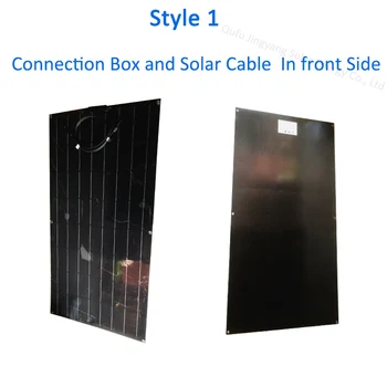 

semi flexible solar panel 100w solar cell high efficiency flexible solar panels 100w 12V, High Quality Semi Flexible Solar Panel