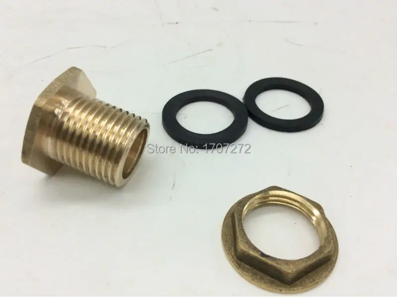 free shipping 1/2" BSP Brass Pipe Swivel Fitting Nut Water Tank