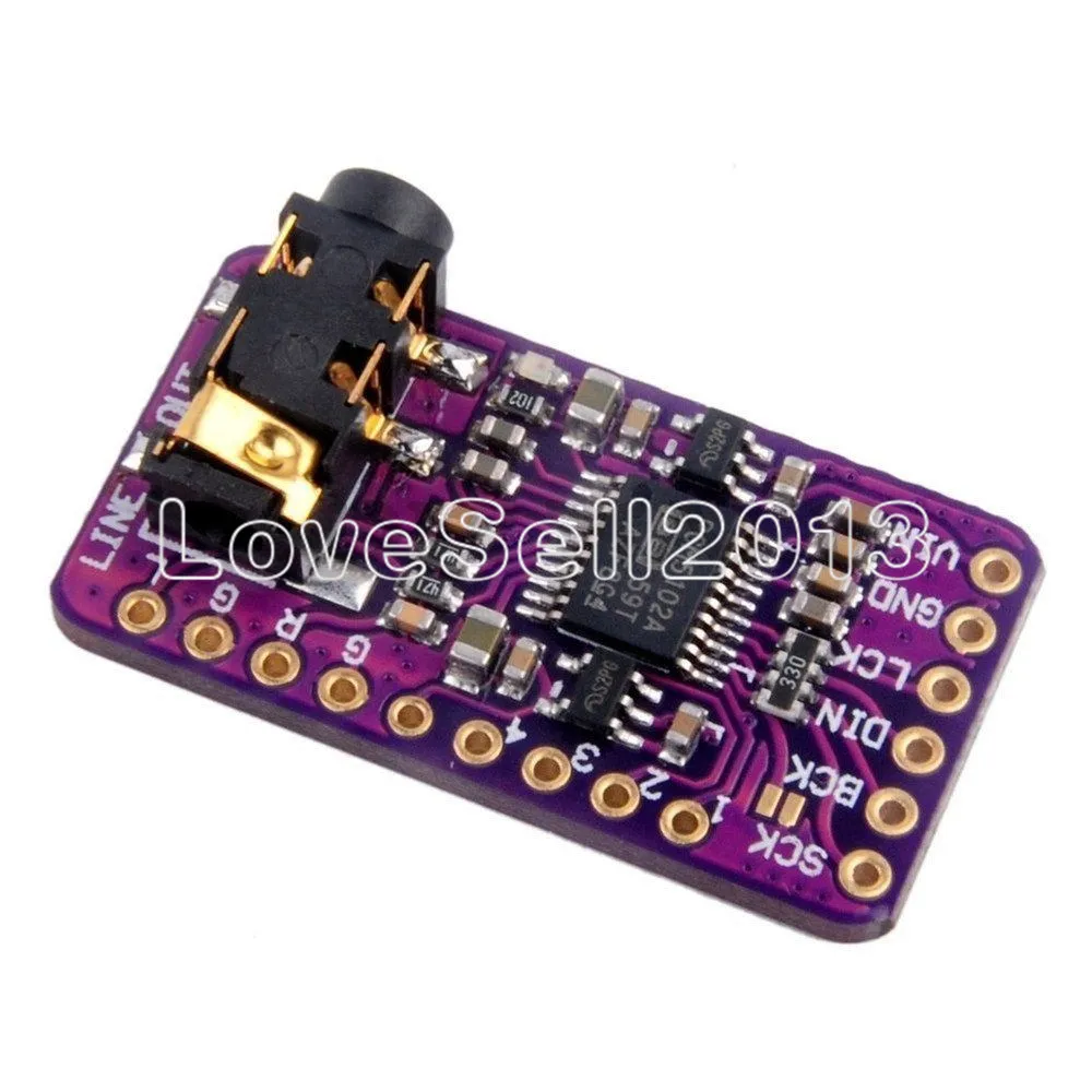 Декодер интерфейса PCM5102 DAC I2S звуковая карта цифровая аудиосистема модуль