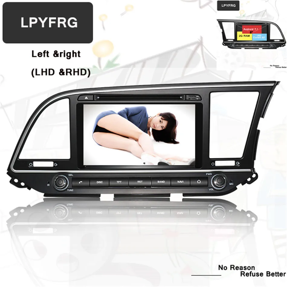 Flash Deal Octa Core Android 9.0 Car Dvd Player For 8" HYUNDAI ELANTRA Avante MD 2016 2017 Gps BT Radio Stereo Audio Video DVR Multimedia 2