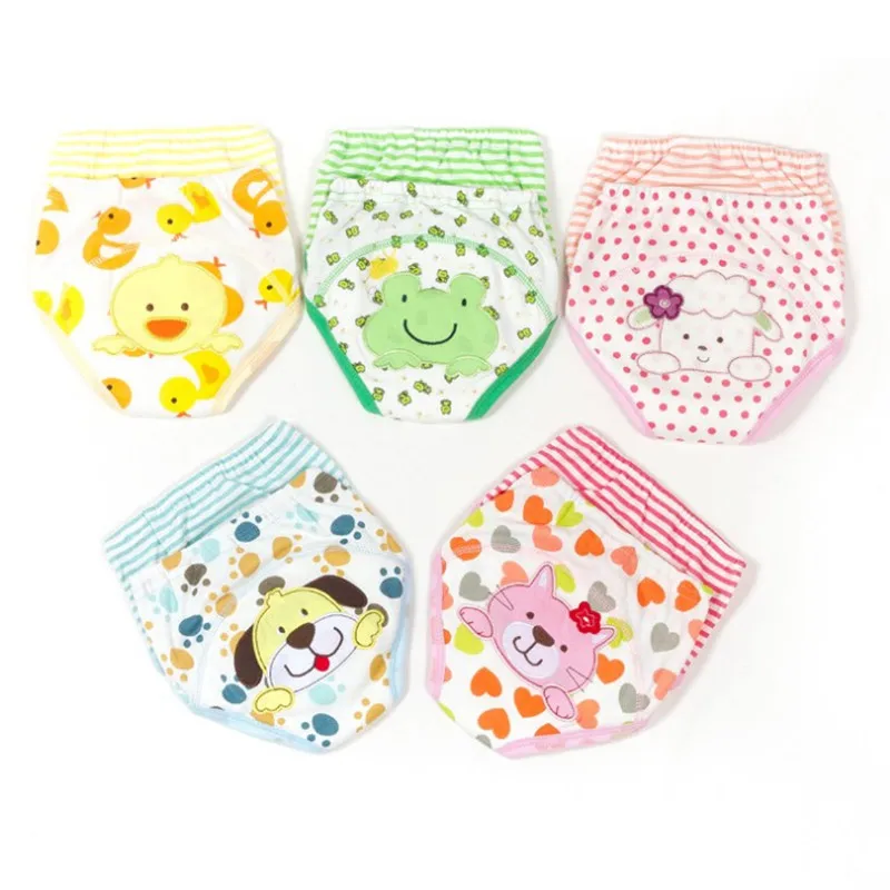 2 PCS Reusable Baby Potty Training Pants Nappies For Toddler Boys Girls