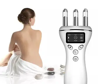 

3 in 1 beauty magnetic fork points fields meridian massage stick multi-function body massager