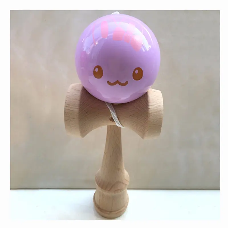 6 см Клубничные животные Kendama шары деревянные жонглирование умелые профессиональные спортивные игрушки для детей и взрослых - Цвет: Rabbit