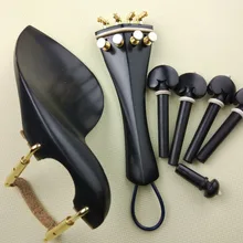 Высококачественный ebony lutier скрипка фитинги 4/4, аксессуары для скрипки