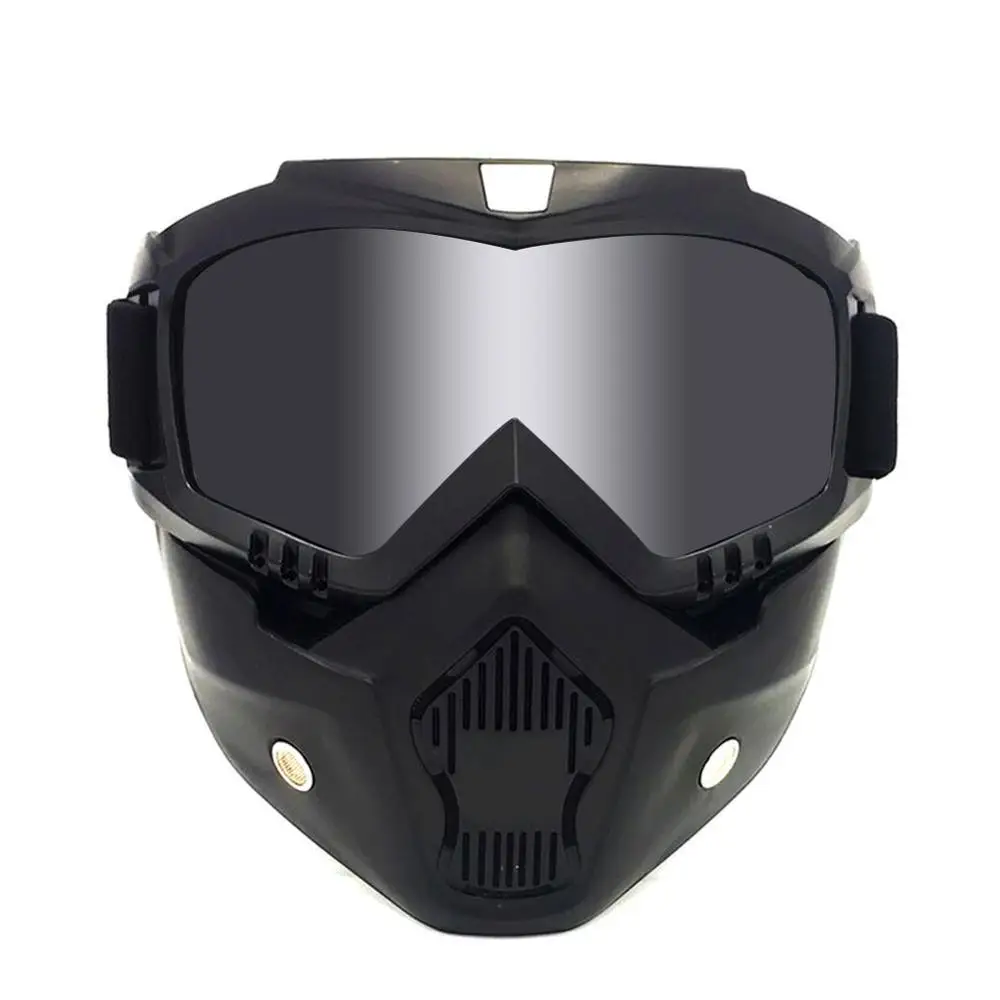 Мужские и женские лыжные сноубордические очки зимние ветрозащитные Лыжные очки солнцезащитные очки для мотокросса с маской для лица - Цвет: 20