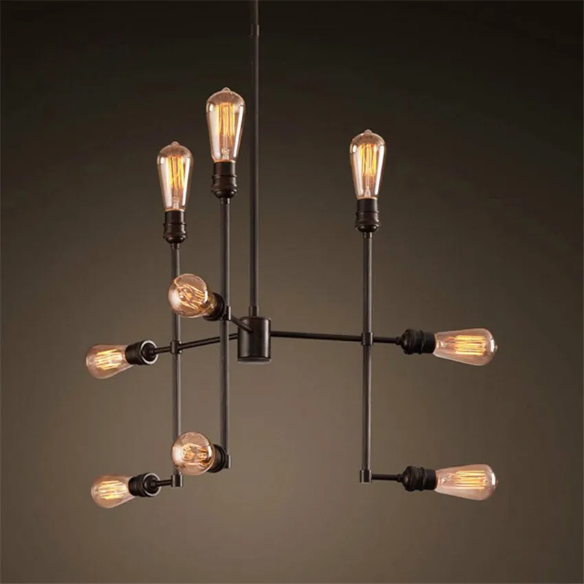 Retro Loft Pendant Lights With Edison Lamps Vintage Pendant Lights With Edison Lamps