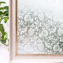 CottonColors Дома Отделка ПВХ Водонепроницаемый Оконных Пленок премиум Нет-Клей 3D Статические Конфиденциальности Оконное Стекло Стикер Размер 90x200 См