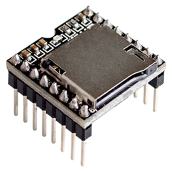 

3pcs Mini MP3 Player Module DFPlayer MP3-TF-16P Support MP3/WAV/WMA TF Card FAT16/32 with Simplified Output Speaker