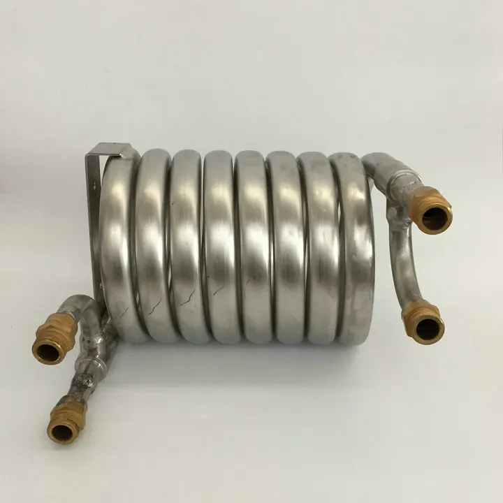 

Counterflow Wort Chiller, Stainless Steel 304,Brewing Equipment wort cooling coil for homebrew 4X1/2"male thread