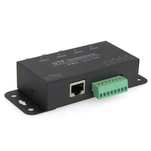  2015 Hot CCTV 4 Channel BNC to UTP RJ45 Balun Camera DVR Video Transmitter Passive CAT5 - 33029256144