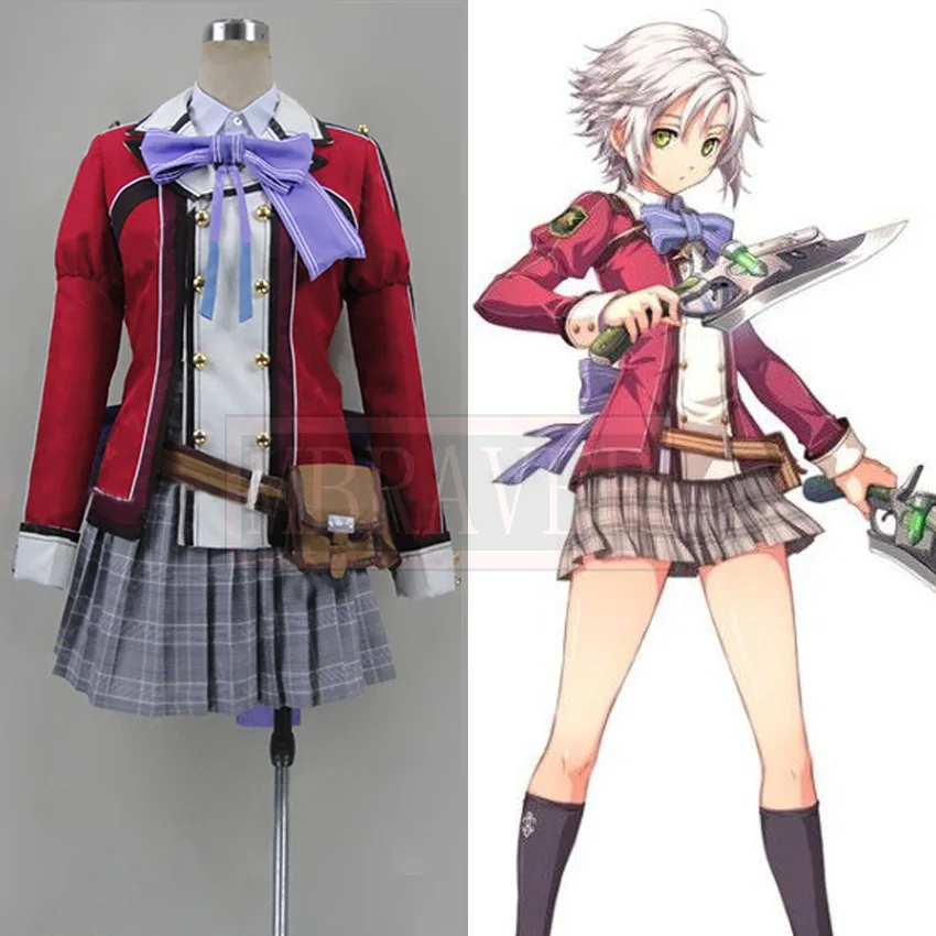 

Новый сделанный на заказ костюм для косплея из японского фильма «Легенда героев»: Sen no Kiseki Fei Claussell, высокое качество