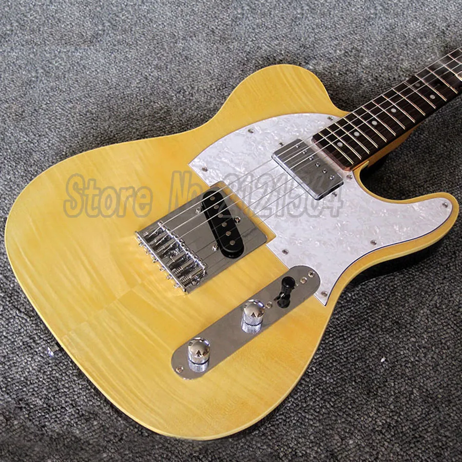 

Free Shipping China TL Guitars Electric 52 Flamed Maple TOP original Chinese 6 Strings
