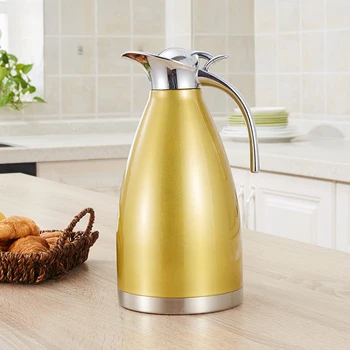 

1.5L Stainless Steel Kettles Water Kettles Vacuum Insulation Thermal Pots Tea Kettles Coffee Pot Flask -TZ