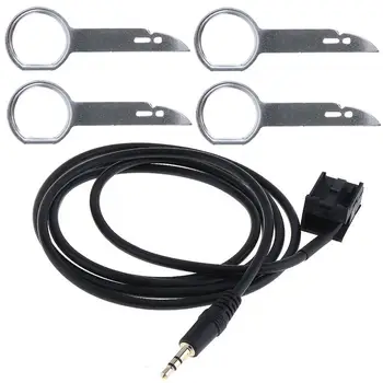 

12V 3.5mm Car Auto Interface AUX-in Audio Adapter MP3 Cable with CD Key for Ford PUMA/MK2/MK3/S-MAX
