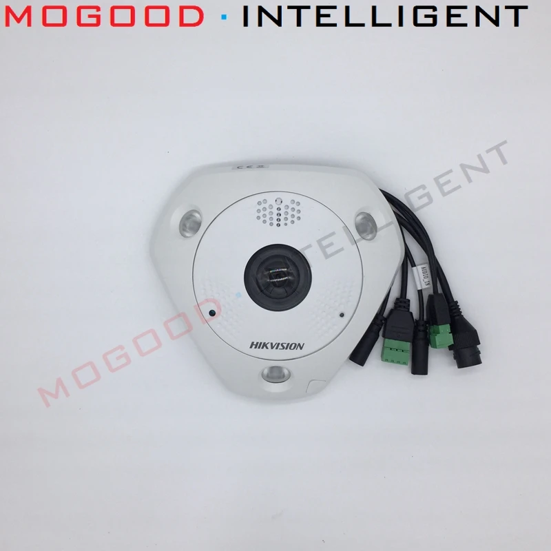 HIKVISION Chinese Version DS-2CD63C5F-IHVS Replace DS-2CD63C2F-I 12MP Fisheye View 360 Waterproof IP Camera SD Card PoE With IR |
