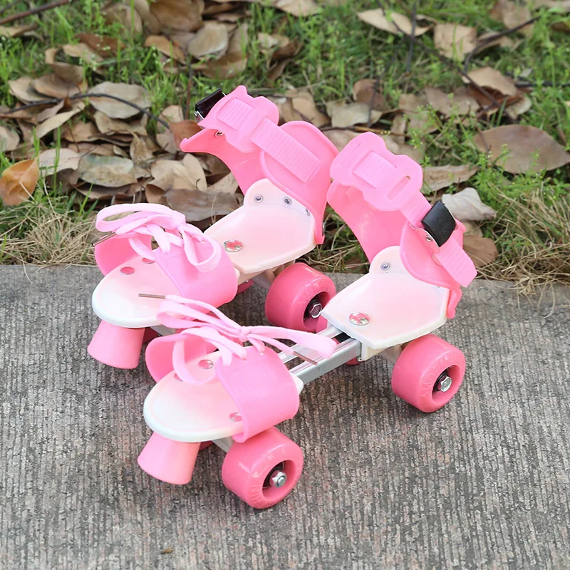 GDZTBS Enfants Patins à roulettes Double rangée 4 Roues Chaussures de Patinage Taille Slalom Coulissant Patins à Roues alignées pour Enfants garçons Filles GDZTBS Enfants Patins à roulettes Double rangée 4 Roues Chaussures de Patinage Taille Slalom Coulissant Patins à Roues alignées pour Enfants garçons Filles