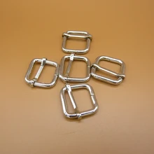 

100 pcs High Quality Roller Metal Buckle Hardware 15mm Webbing Strap Harness Leathercraft Belt Bag diy Parts Slider Adjuster