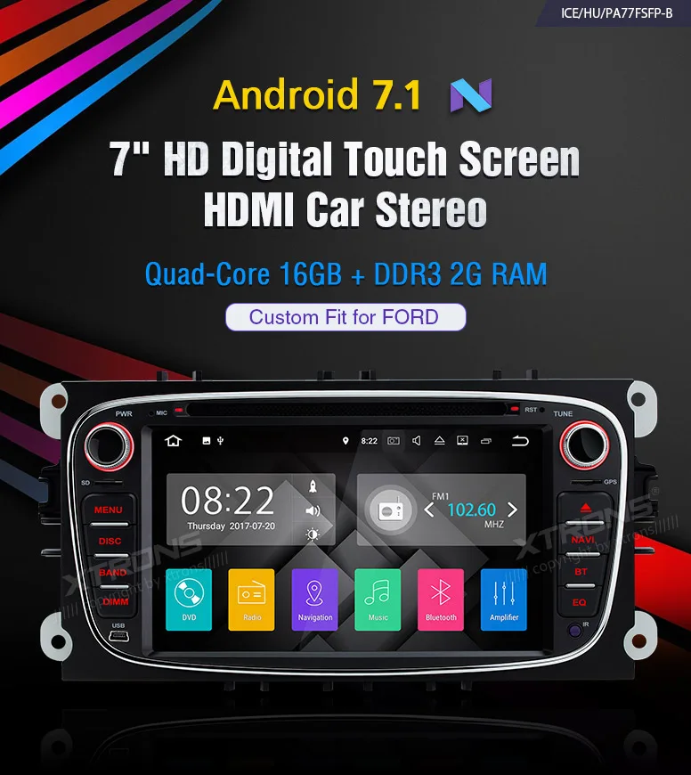 Discount 2 Din 7" HD Android 7.1 Radio GPS HDMI Car DVD Player for Ford Galaxy II Kuga / Focus II C-Max S-Max 2008 2009 2010 2011 0 Discount 2 Din 7" HD Android 7.1 Radio GPS HDMI Car DVD Player for Ford Galaxy II Kuga / Focus II C-Max S-Max 2008 2009 2010 2011 0