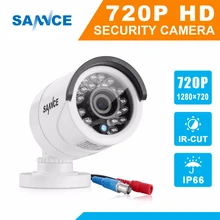 SANNCE Analog AHD Camera PAL Outdoor 720P Infrared Waterproof IR cut Bullet Camera H.264 HD DVR Security CCTV Surveillance video