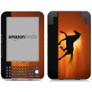 

Popular designer protective vinyl wonderful design skin sticker for Amazon Kindle 3