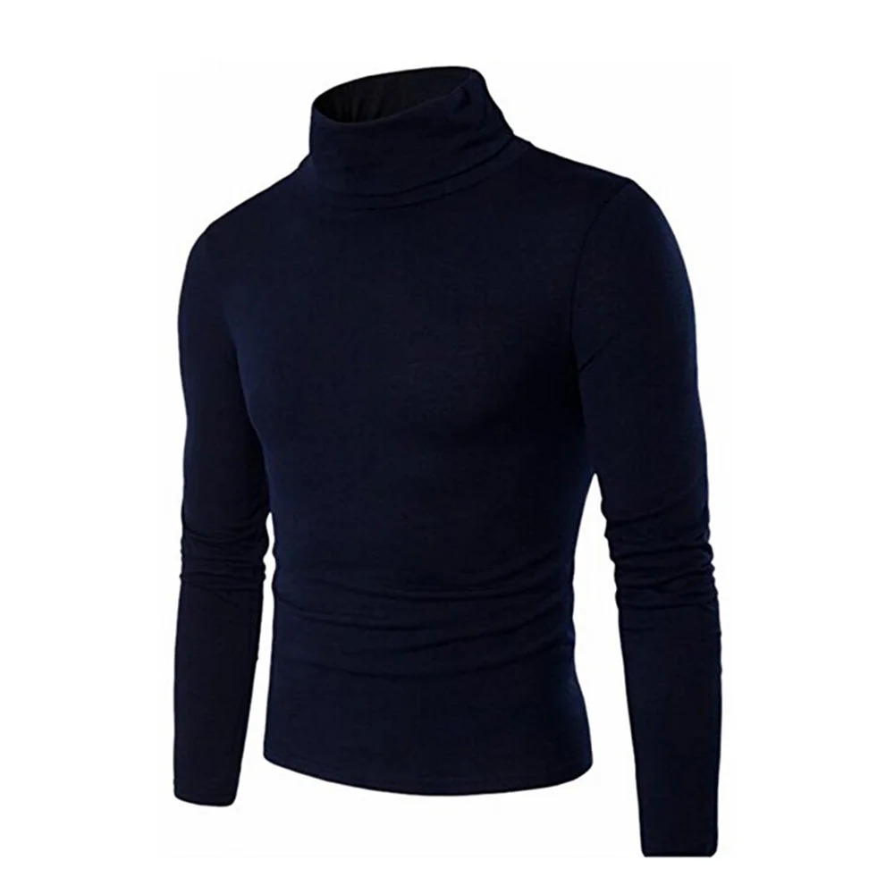 Gresanhevic New Men's Mock Neck Slim Casual Light Weight