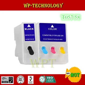 

Empty Refillable Ink cartridge T057 T058 , T-057 T-058 suit for Epson Me1 Me1+ Me100 ,with ARC Chips